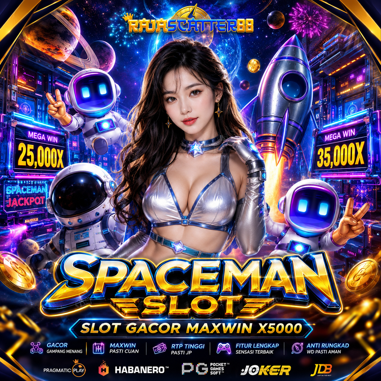 SPACEMAN x SLOT BONUS | Link Situs Spaceman Slot Pragmatic Play Resmi Terbaru Mudah Maxwin To the Moon - Manicures - Hannah Nails